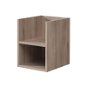 Aira desk, kúpeľňová skrinka, spodná, dub, 400 × 530 × 460 mm - Kúpeľňová skrinka