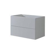 Bathroom Cabinet Aira desk, bathroom cabinet, grey, 2 drawers, 810x530x460 mm - Koupelnová skříňka