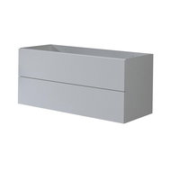 Aira desk, bathroom cabinet, grey, 2 drawers, 1210x530x460 mm - Bathroom Cabinet