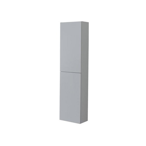 Aira, bathroom cabinet, high, left opening, grey, 400x1570x220 mm - Bathroom Cabinet - Main image