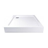 Mereo Square shower tray, 90x90x14 cm, SMC, white, incl. feet and trap - Shower Tub