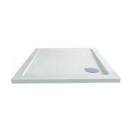 Mereo Square shower tray, 90x90x4 cm, SMC, white, incl. trap - Shower Tub