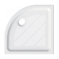 Mereo Čtvrtkruhová sprchová vanička, 90x90x6,5 cm, R550, keramická - Sprchová vanička