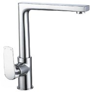 Mereo Sink mixer, Eve, with flat arm above lever, height 273 mm, chrome - Tap