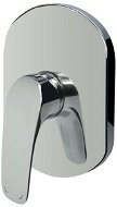 Mereo Shower mixer without diverter, Eve, Mbox, oval cover, chrome - Tap