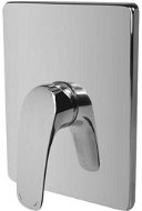 Mereo Shower mixer without diverter, Eve, Mbox, square cover, chrome - Tap