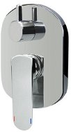 Mereo Shower mixer with diverter, Mada, Mbox, oval cover, chrome - Tap