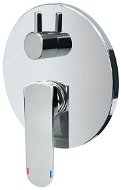 Mereo Shower mixer with three-way switch, Mada, Mbox, round cover, chrome - Tap