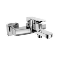 Mereo Wall-mounted bath mixer, Mada, 150 mm, without accessories, chrome - Tap
