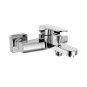 Mereo Wall-mounted bath mixer, Mada, 150 mm, without accessories, chrome - Tap