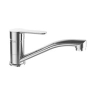 Mereo Sink mixer, Zuna, with flat handle 210 mm, chrome - Tap