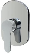 Mereo Shower mixer without diverter, Zuna, Mbox, oval cover, chrome - Tap
