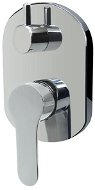 Mereo Shower mixer with diverter, Zuna, Mbox, oval cover, chrome - Tap