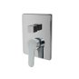 Mereo Shower mixer with three-way switch, Zuna, Mbox, square cover, chrome - Tap