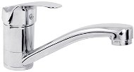 Mereo Single lever basin mixer, Sonata, with flat handle 210 mm, chrome - Tap