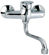 Mereo Wall-mounted sink mixer, Sonata, 150 mm, with tubular arm 18 mm - 200 mm, chrome - Tap