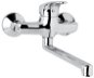 Mereo Wall-mounted sink mixer, Sonata, 150 mm, with flat arm 250 mm, chrome - Tap