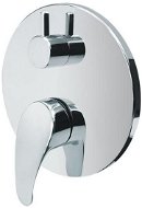 Mereo Shower mixer with diverter, Sonata, Mbox, round cover, chrome - Tap