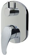 Mereo Shower mixer with diverter, Sonata, Mbox, oval cover, chrome - Tap