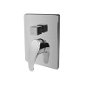 Mereo Shower mixer with diverter, Sonata, Mbox, square cover, chrome - Tap