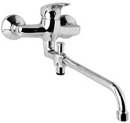 Mereo Wall-mounted mixer tap for residential core, Sonata, 150 mm, with tubular arm 330 mm, without  - Tap