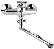 Mereo Wall-mounted mixer tap for interior, Sonata, 150 mm, with flat handle 300 mm, without accessor - Tap