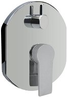 Mereo Shower mixer with diverter, Dita, Mbox, oval cover, chrome - Tap