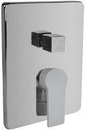 Mereo Shower mixer with diverter, Dita, Mbox, square cover, chrome - Tap