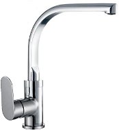 Mereo Single lever basin mixer, Viana, with arm above the lever, height 306 mm, chrome - Tap