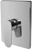 Mereo Shower mixer without diverter, Viana, Mbox, square cover, chrome - Tap