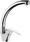 Mereo Sink mixer, Lila, with arm above lever, height 225 mm, chrome - Tap