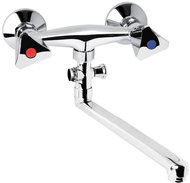 Mereo Wall-mounted mixer for the interior, Kasia, 150 mm, with arm 300 mm, without accessories, chro - Tap