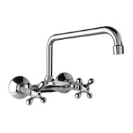 Mereo Retro Victoria sink mixer, wall-mounted, 150 mm, with 18 mm U-shaped pipe arm - 230 mm - Tap