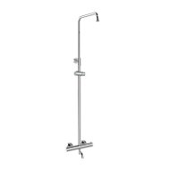 Mereo Thermostatic wall-mounted bath mixer with shower set without accessories (plate, shower, hose - Tap