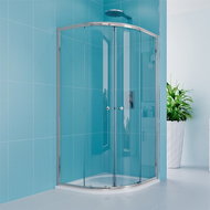 Mereo Shower enclosure, Kora Lite, quarter-circle, 90 cm, R550, chrome ALU, glass Clear - Shower Enclosure