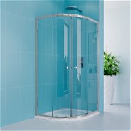 Sprchový kút Mereo Sprchovací kút, Kora Lite, štvrťkruh, 90 cm, R550, chróm ALU, sklo číre - Sprchový kout
