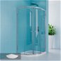 Shower Enclosure Mereo Shower set from Kory Lite, quarter-circle, 90 cm, chrome ALU, glass Clear and SMC trays - Sprchový kout