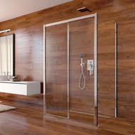 Mereo Sprchový kout, LIMA, obdélník, 100x110x100x190 cm, chrom ALU, sklo Čiré - Sprchový kout