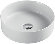 Mereo Umývadlo na dosku bez prepadu, 355 × 120 mm, okrúhle, keramické - Umývadlo