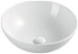 Mereo Washbasin for countertop without overflow, 400x400x145 mm, round, ceramic - Washbasin