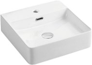 Mereo Washbasin for countertop and hanging with overflow, 420x420x120 mm, ceramic - Washbasin