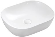 Mereo Washbasin for countertop without overflow, 465x375x115 mm, round, ceramic - Washbasin