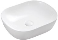 Washbasin Mereo Washbasin for countertop without overflow, 465x375x115 mm, round, ceramic - Umyvadlo