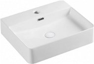 Mereo Washbasin for countertop and hanging with overflow, 500x420x120 mm, ceramic - Washbasin