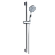 MEREO Shower set, five-position shower, sliding holder, silver grey hose - Shower System