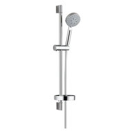 MEREO Shower set, five-position shower, sliding holder, silver grey hose, soap dish - Shower System