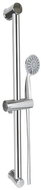 MEREO Shower set, three-position shower, silver grey hose, build. holder, stainless steel/plastic/ch - Shower System