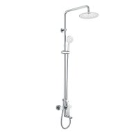 MEREO Wall-mounted mixer Dita 150 mm with shower. set, swivel arm, hand and plate. Shower with showe - Shower Set