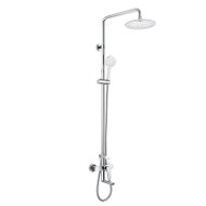 MEREO Wall-mounted mixer Eve 150 mm with shower. set, swivel arm, hand and plate. o235mm - Shower Set