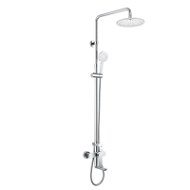 MEREO Wall mixer Mada 150 mm with shower. set, swivel arm, hand and plate. o235mm - Shower Set